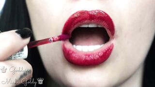 Cum to my large lips and hookah smoke!