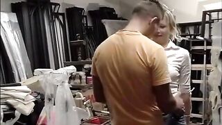 Sex at Work with a Cute Teenager