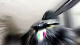 Slavemaster mother I'd like to fuck in Fresh Glossy Nickelson Downjacket. Reverse Cowgirl, Doggy and Double Cum
