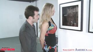 Hot golden-haired stepmom Julia Ann gets large jugs screwed