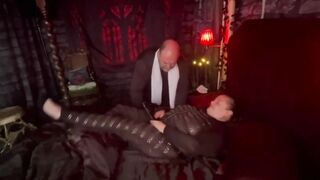 Part 1:- Queen Vampire Turns the Priest Into a Jock Sucking Floozy!