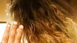 Breasty golden-haired beauty gets screwed in the van and outdoors