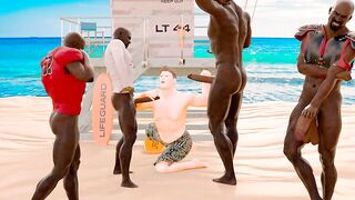 campsissyboi savage club session with large ebony shlong