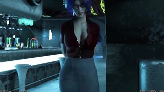 Stranded in Space - Sasha Flashing Her Large Bazookas