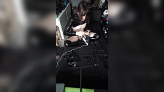 stuck to couch with ice lock