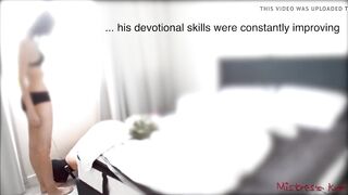 Femdom worship - Sub unconditionally likes his Mistresse