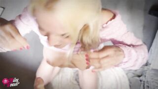 Blond Wife Lets Herself Be Inseminated by the Gardener!