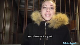 Public Agent Multiple orgasms as taut vagina stretched