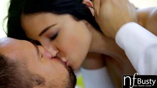 NF Breasty - Large Tit Teen Seduces Boss Into Hawt Screw