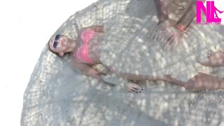 Me Being Tickled on My Feet on the Beach