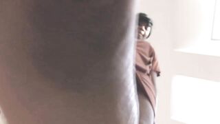 That babe's repeatedly stomping your face