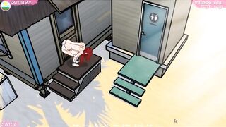 Craving City - Lt - Gameplay - Roleplay - Nudity in Beach - Saggy Breast Topless with Large Teats - Teasing Stranger in the Beach