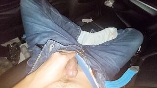 stroking in my car