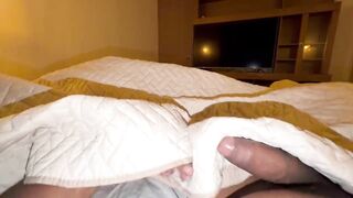 Messy secret beneath the covers, I share the same daybed with my stepmother