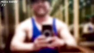 Hot, manly heterosexual stud does homosexual porn without necessity