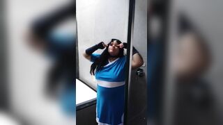 big beautiful woman Katara Cosplay Photoshoot Making off