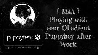 playing with your despairing puppyboy after work // obedient whimpering erotic asmr audio