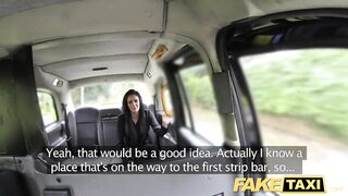 Fake Taxi Brunette hair club dancer works her magic for free ride