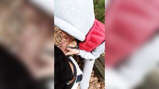 Risky Outdoor Quick Sex with 18yo Teen