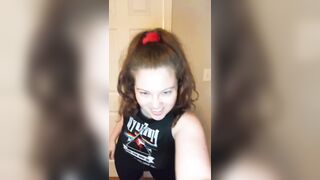 Female Wrestler Pins U Down and Shoves Messy Soles in Your Face