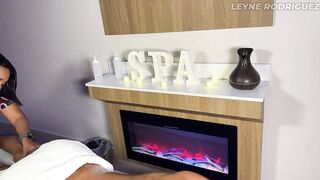 Enormous Organic Body Tension - Beautiful Latin babe's Real Massage & Glad Ending