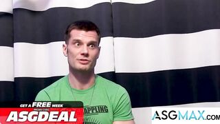 ACTIVE DUTY - Chap James Drake Undresses Down and Jerks His Large Cock for the Camera
