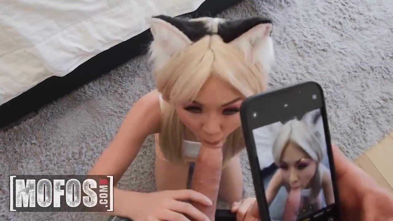 Lulu Chu Uses Scott Nails's Jock For Her Nasty Photoshoot But Ends Up Screwing Him For Real mofos