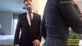 Fancy English doxy rammed in cunt and throat