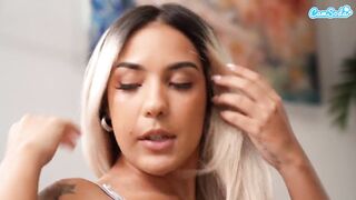 Small Teen Wife Cheats on Spouse with BBC Tutor and Makes Him Cum Twice