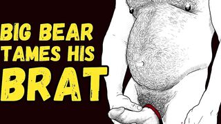 [Audio] Large Bear Tames His Bratty Trans Male