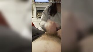 Indecent Talking British Doxy Wife Gives Oral-job