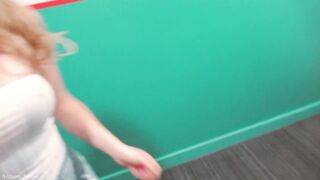 Public Stairs Fellatio Spit Cum Drink