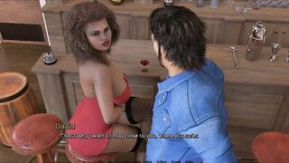 Laura Horny Secret-ch2 - Gameplay - Roleplay - Hawt Woman at Bar with Her Mini-costume