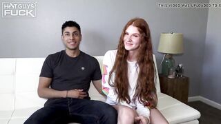 9inch Latino Screws HAWT Red Head College Teen Whore
