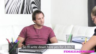 FemaleAgent Excited blond mother i'd like to fuck finishes casting