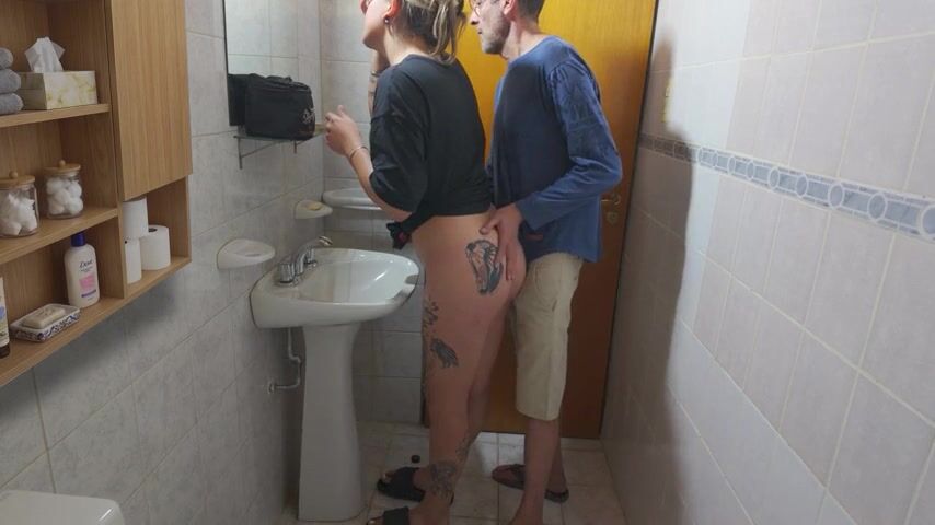 My wife nearly caught me screwing my step brother's wife in the bath