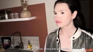 PickupClub - Shy Matty Mila Perez Pickup Up By Ballsy Biker and Drilled in POV