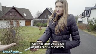 Public Agent Sexy wife likes a much larger rod