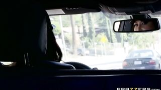 Brazzers - Sexy Czech August Taylor Gives Outdoor Oral job & Reverse Cowgirl Sex to Passenger Johnny