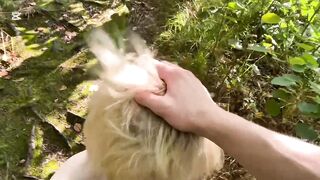banged a cute bitch in the forest