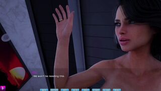 Lady with large melons and large booty lastly bangs her crush - gameplay part three