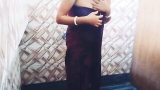 Large Titted Bhabi Shows Me Her Ideal Cunt and Lets Me Bang Her Vagina in the Shower by her youthful devar