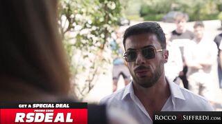 ROCCO SIFFREDI - BTS Amber Slassh - Hawt Brunette hair Gal, Giant Ramrod, Hardcore