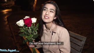 Public Agent Aaeysha gets screwed on Valentines Day