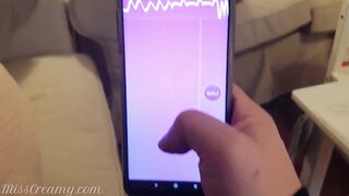 Public Remote Sex tool in Mall – I control the vagina with Lush
