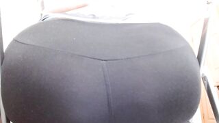 Butt in Yoga Panties and G-string