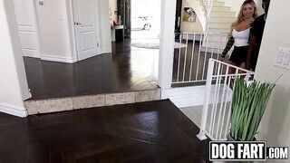 DOGFART - Bombshell Realtor Cyber Doll Closes the Deal on Slender Shove’s Biggest Jock