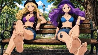 Queen of Spades Tattoo and Feet - Comics Compilation (Erotic AI Arts)