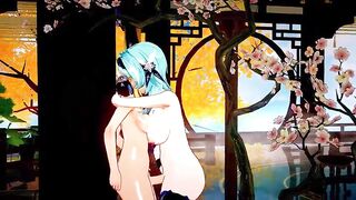Genshin Impact Shemale hentai Anime R34 Animation Compilation