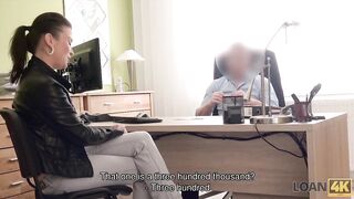 LOAN4K. Chick pays with sex to get necessary credit and...